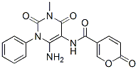 n-(6-氨基-1,2,3,4-四氫-3-甲基-2,4-二氧代-1-苯基-5-嘧啶)-2-氧代-2H-吡喃-5-羧酰胺結(jié)構(gòu)式_176379-30-9結(jié)構(gòu)式