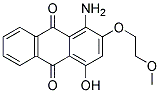 9,10-Anthracenedione,1-amino-4-hydroxy-2-(2-methoxyethoxy)-Structure,17869-10-2Structure 9,10-Anthracenedione,1-amino-4-hydroxy-2-(2-methoxyethoxy)- Structure,17869-10-2Structure