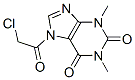 (9ci)-7-(氯乙?；?-3,7-二氫-1,3-二甲基-1H-嘌呤-2,6-二酮結(jié)構(gòu)式_179064-70-1結(jié)構(gòu)式