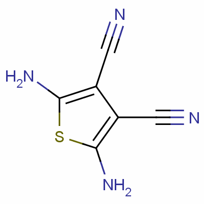 2,5-二氨基-3,4-噻吩二甲腈結(jié)構(gòu)式_17989-89-8結(jié)構(gòu)式