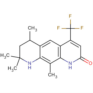 6,7,8,9- 四氫-6,8,8,10-四甲基-4-(三氟甲基)-吡啶并[3,2-g]喹啉-2(1H)-酮結(jié)構(gòu)式_179897-36-0結(jié)構(gòu)式