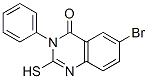 6-Bromo-2-mercapto-3-phenylquinazolin-4(3h)-oneStructure,18009-07-9Structure 6-Bromo-2-mercapto-3-phenylquinazolin-4(3h)-one Structure,18009-07-9Structure