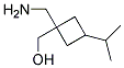 (9ci)-1-(氨基甲基)-3-(1-甲基乙基)-環(huán)丁烷甲醇結(jié)構(gòu)式_180205-20-3結(jié)構(gòu)式