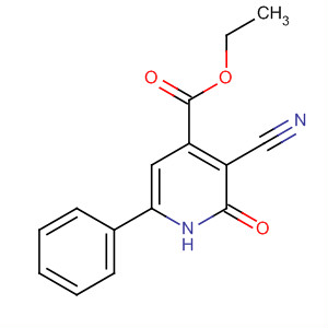 Ethyl 3-cyano-2-oxo-6-phenyl-1,2-dihydropyridine-4-carboxylateStructure,18060-61-2Structure Ethyl 3-cyano-2-oxo-6-phenyl-1,2-dihydropyridine-4-carboxylate Structure,18060-61-2Structure