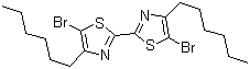 5,5-Dibromo-4,4-dihexyl-2,2-bithiazoleStructure,180729-93-5Structure 5,5-Dibromo-4,4-dihexyl-2,2-bithiazole Structure,180729-93-5Structure