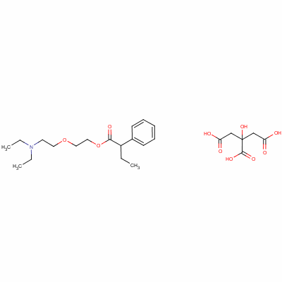 Butamirate citrateStructure,18109-81-4Structure Butamirate citrate Structure,18109-81-4Structure