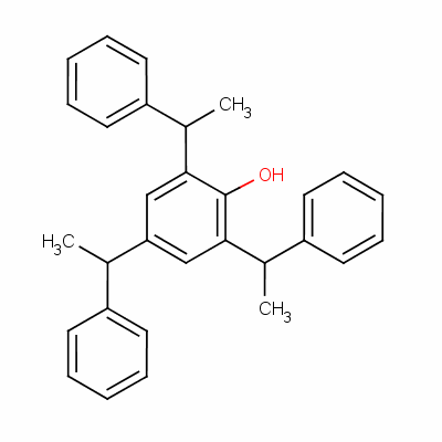 2,4,6-Tris(1-phenylethyl)-phenolStructure,18254-13-2Structure 2,4,6-Tris(1-phenylethyl)-phenol Structure,18254-13-2Structure