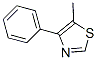 5-Methyl-4-phenylthiazole Structure,1826-18-2Structure