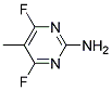 (9ci)-4,6-二氟-5-甲基-2-嘧啶胺結(jié)構(gòu)式_18260-79-2結(jié)構(gòu)式