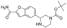 Tert-butyl4-(2-carbamoylbenzofuran-5-yl)piperazine-1-carboxylateStructure,183288-44-0Structure Tert-butyl4-(2-carbamoylbenzofuran-5-yl)piperazine-1-carboxylate Structure,183288-44-0Structure