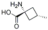 反式-(9ci)-1-氨基-3-甲基-環(huán)丁烷羧酸結構式_184103-74-0結構式