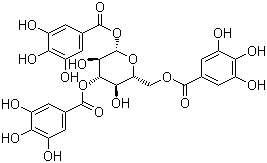 1,3,6-Tri-o-galloyl-b-d-glucoseStructure,18483-17-5Structure 1,3,6-Tri-o-galloyl-b-d-glucose Structure,18483-17-5Structure