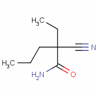  2-氰基-2-乙基-戊酰胺結構式_18705-37-8結構式