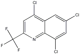 4,6,8-Trichloro-2-(trifluoromethyl)quinolineStructure,18706-37-1Structure 4,6,8-Trichloro-2-(trifluoromethyl)quinoline Structure,18706-37-1Structure