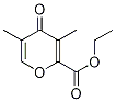 3,5-Dimethyl-2-(ethoxycarbonyl)-4-pyroneStructure,187222-13-5Structure 3,5-Dimethyl-2-(ethoxycarbonyl)-4-pyrone Structure,187222-13-5Structure