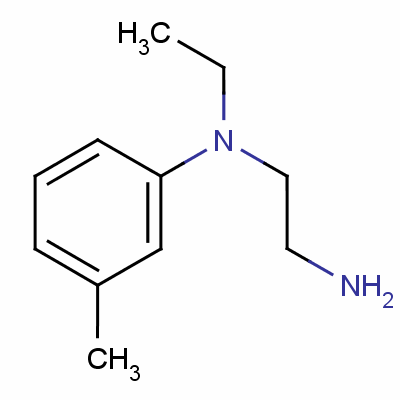 N-(2-氨基乙基)-n-乙基間甲苯胺結(jié)構(gòu)式_19248-13-6結(jié)構(gòu)式
