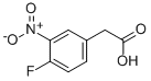 4-Fluoro-3-nitrophenylacetic acid Structure,192508-36-4Structure