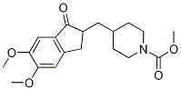 Methyl 4-((5,6-dimethoxy-1-oxo-2,3-dihydro-1h-inden-2-yl)methyl)piperidine-1-carboxylateStructure,192701-59-0Structure Methyl 4-((5,6-dimethoxy-1-oxo-2,3-dihydro-1h-inden-2-yl)methyl)piperidine-1-carboxylate Structure,192701-59-0Structure