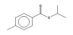 Benzoic acid,4-methyl-, 1-methylethyl esterStructure,19277-55-5Structure Benzoic acid,4-methyl-, 1-methylethyl ester Structure,19277-55-5Structure