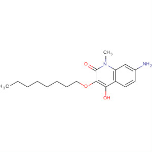 7-Amino-3-octyloxy-4-hydroxy-1-methyl-2(1h)-quinolinoneStructure,194037-06-4Structure 7-Amino-3-octyloxy-4-hydroxy-1-methyl-2(1h)-quinolinone Structure,194037-06-4Structure