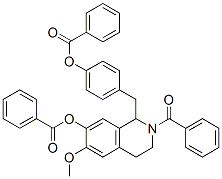 (8ci)-2-苯甲酰基-1,2,3,4-四氫-1-(p-羥基芐基)-6-甲氧基-7-異羥基喹啉結構式_19442-66-1結構式