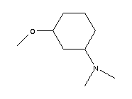 (1r,3s)-rel-(9ci)-3-甲氧基-N,N-二甲基-環(huán)己胺結構式_194720-37-1結構式