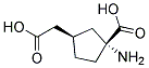 (1r-順式)-(9ci)-3-氨基-3-羧基-環(huán)戊烷乙酸結(jié)構(gòu)式_194785-78-9結(jié)構(gòu)式