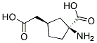 反式-(9ci)-3-氨基-3-羧基-環(huán)戊烷乙酸結(jié)構(gòu)式_194785-81-4結(jié)構(gòu)式