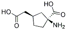 (1r-反式)-(9ci)-3-氨基-3-羧基-環(huán)戊烷乙酸結(jié)構(gòu)式_194785-84-7結(jié)構(gòu)式