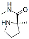 (r)-(9ci)-n,2-二甲基-2-吡咯烷羧酰胺結構式_194802-75-0結構式