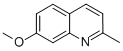 2-Methyl-7-methoxyquinolineStructure,19490-87-0Structure 2-Methyl-7-methoxyquinoline Structure,19490-87-0Structure