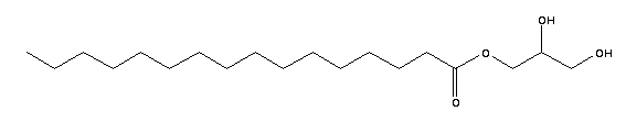單棕櫚酸甘油結(jié)構(gòu)式_19670-51-0結(jié)構(gòu)式