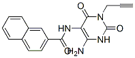 (9ci)-n-[4-氨基-1,2,3,6-四氫-2,6-二氧代-1-(2-丙炔)-5-嘧啶]-2-萘羧酰胺結構式_197075-92-6結構式