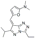  5-[[3-乙基-6-(1-甲基乙基)-7h-吡唑并[5,1-c]-1,2,4-噻唑-7-基]甲基]-N,N-二甲基-2-呋喃胺結構式_197081-32-6結構式
