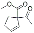 (9ci)-1-乙?；?2-環(huán)戊烯-1-羧酸甲酯結(jié)構(gòu)式_199123-49-4結(jié)構(gòu)式