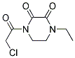 2,3-Piperazinedione, 1-(chloroacetyl)-4-ethyl-(9ci)Structure,199387-10-5Structure 2,3-Piperazinedione, 1-(chloroacetyl)-4-ethyl-(9ci) Structure,199387-10-5Structure