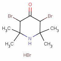 3,5-Dibromo-2,2,6,6-tetramethyl-4-piperidone hydrobromideStructure,19971-12-1Structure 3,5-Dibromo-2,2,6,6-tetramethyl-4-piperidone hydrobromide Structure,19971-12-1Structure