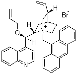 (-)-O-(9)-allyl-n-(9-anthracenylmethyl) cinchonidinium bromideStructure,200132-54-3Structure (-)-O-(9)-allyl-n-(9-anthracenylmethyl) cinchonidinium bromide Structure,200132-54-3Structure