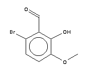 6-Bromo-2-hydroxy-3-methoxybenzaldehyde Structure,20035-41-0Structure