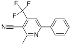 3-Cyano-2-methyl-6-phenyl-4-(trifluoromethyl)-pyridineStructure,200879-63-6Structure 3-Cyano-2-methyl-6-phenyl-4-(trifluoromethyl)-pyridine Structure,200879-63-6Structure