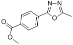 Methyl 4-(5-methyl-1,3,4-oxadiazol-2-yl)benzoateStructure,201050-72-8Structure Methyl 4-(5-methyl-1,3,4-oxadiazol-2-yl)benzoate Structure,201050-72-8Structure