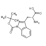 H-D-Trp(Boc)-OH結構式_201290-11-1結構式