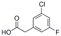 3-Chloro-5-fluorophenylacetic acid Structure,202001-00-1Structure