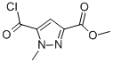 Methyl 5-(chlorocarbonyl)-1-methyl-1h-pyrazole-3-carboxylateStructure,203792-49-8Structure Methyl 5-(chlorocarbonyl)-1-methyl-1h-pyrazole-3-carboxylate Structure,203792-49-8Structure