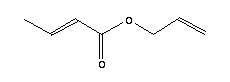 Allyl crotonateStructure,20474-93-5Structure Allyl crotonate Structure,20474-93-5Structure
