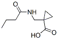 1-[[(1-氧代丁基)氨基]甲基]-環(huán)丙烷羧酸結(jié)構(gòu)式_205173-57-5結(jié)構(gòu)式
