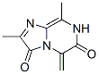 (9ci)-2,8-二甲基-5-亞甲基-咪唑并[1,2-a]吡嗪-3,6(5h,7h)-二酮結(jié)構(gòu)式_207000-31-5結(jié)構(gòu)式