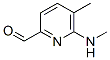 5-Methyl-6-methylamino-2-pyridinecarboxaldehydeStructure,208111-33-5Structure 5-Methyl-6-methylamino-2-pyridinecarboxaldehyde Structure,208111-33-5Structure