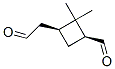 (1s,3s)-(9ci)-3-甲酰基-2,2-二甲基-環(huán)丁烷乙醛結構式_208651-69-8結構式