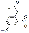 Benzeneacetic acid, 4-methoxy-2-nitro-Structure,20876-30-6Structure Benzeneacetic acid, 4-methoxy-2-nitro- Structure,20876-30-6Structure